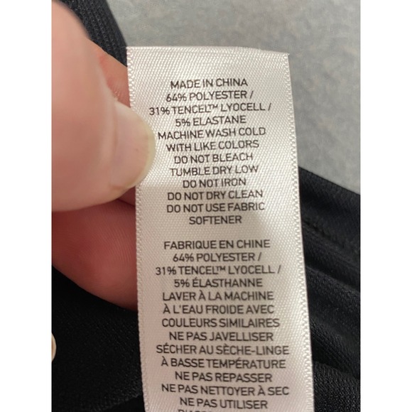 Rhone Mens XXL Black Short Sleeve Performance Polo Shirt Tencel Blend RN141364 - Picture 8 of 11